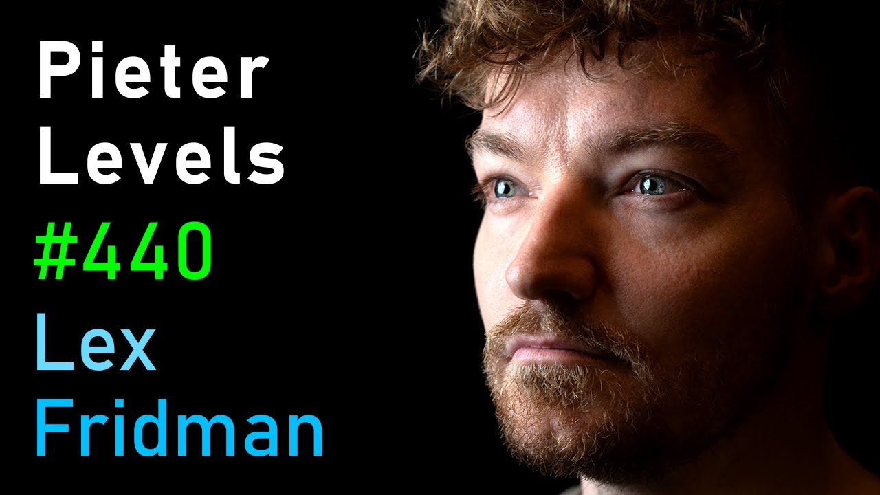 Pieter Levels speaking with Lex Fridman on Lex Fridman Podcast number 440